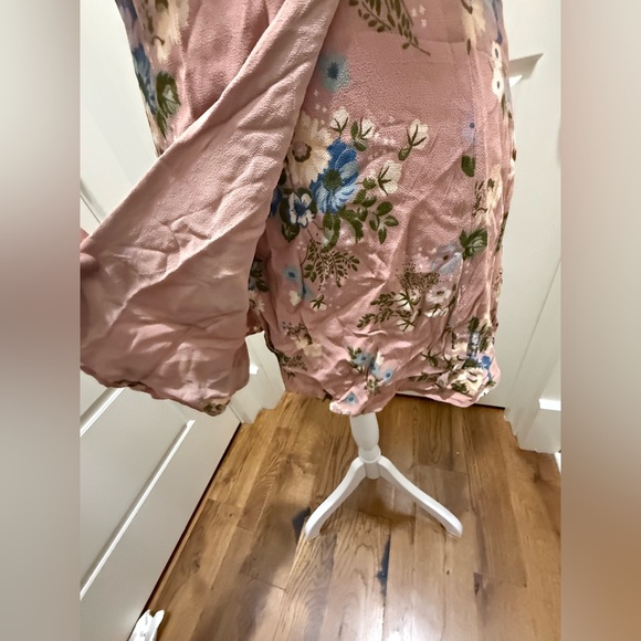 Reformation. Dawn Mini Wrap Dress. Irene Print. Size small. - Picture 8 of 13